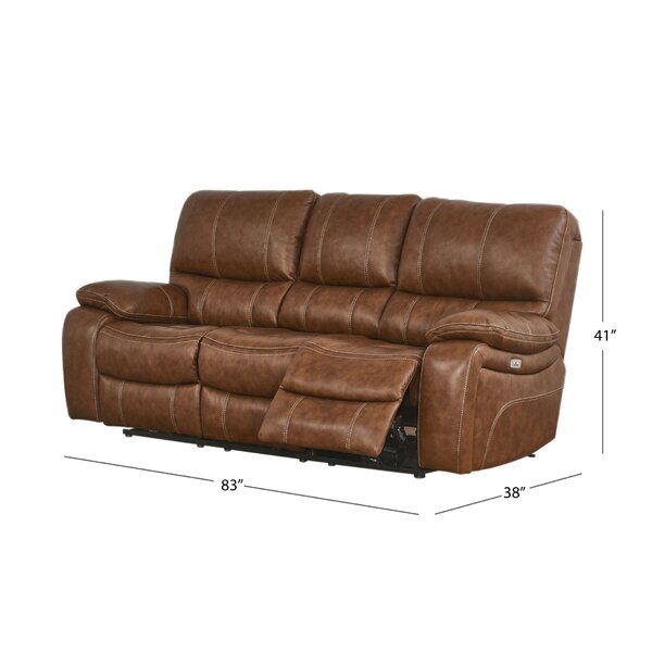 Flagg 86'' Pillow Top Arm Reclining Sofa