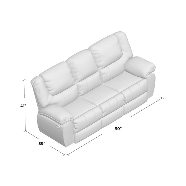 Derosier 90'' Pillow Top Arm Reclining Sofa