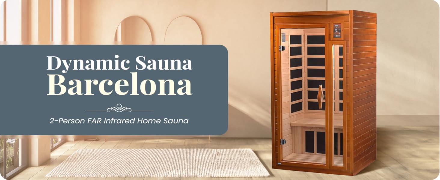 Infrared Home Sauna Hemlock Wood, Relaxation, Health, Spa