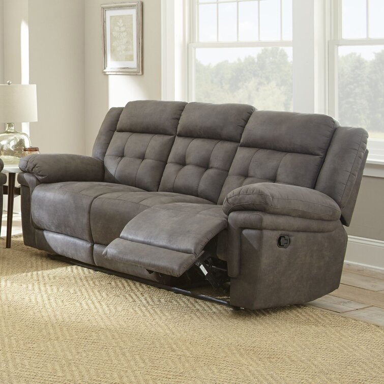 Elida 88'' Upholstered Reclining Sofa