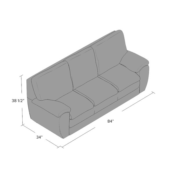 Froid 84'' Pillow Top Arm Sofa